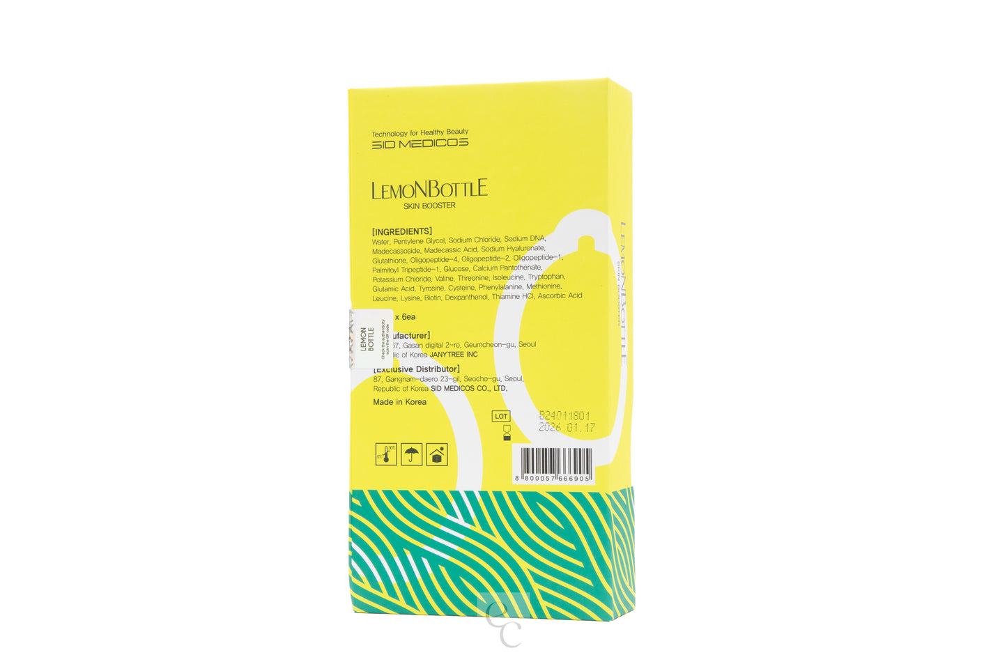 Lemon Bottle Skin Booster 6 x 3.5ml