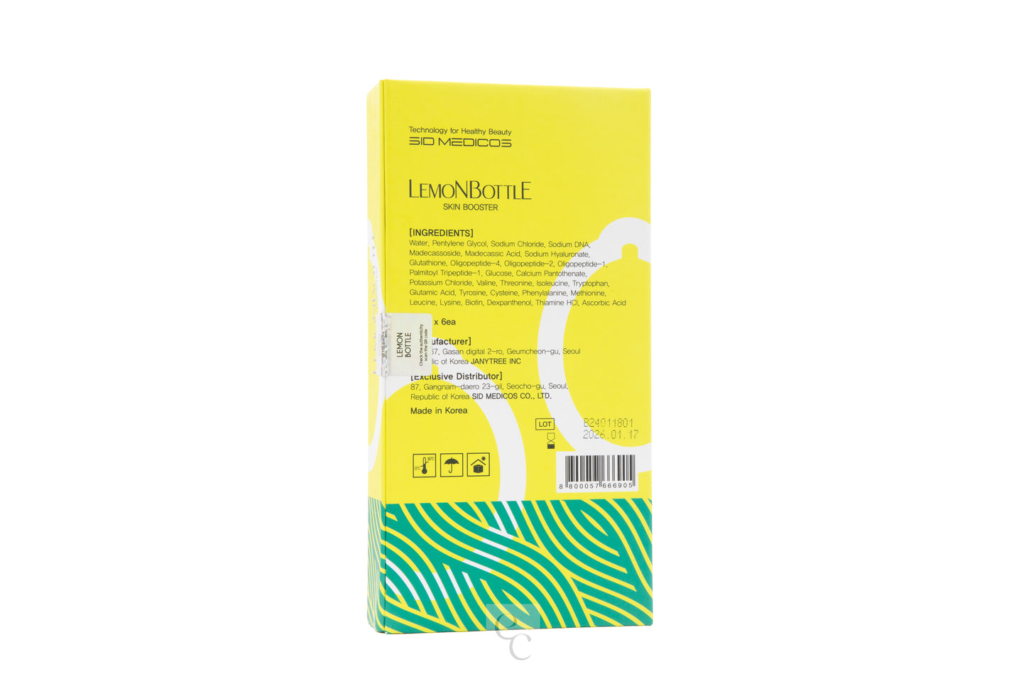 Lemon Bottle Skin Booster 6 x 3.5ml