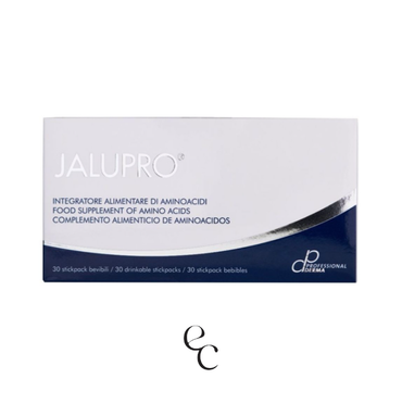 Niebieskie opakownie Jalupro Drink Suplement diety dostepny w Esthetic Central

