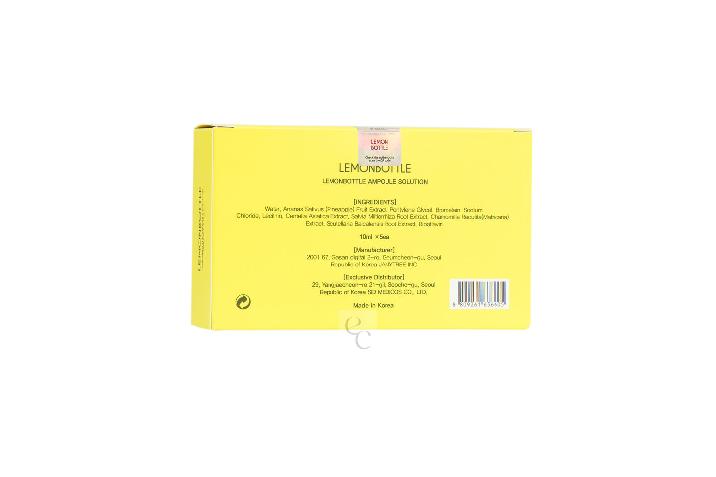 5 x Lemon Bottle 10ml (opakowanie)